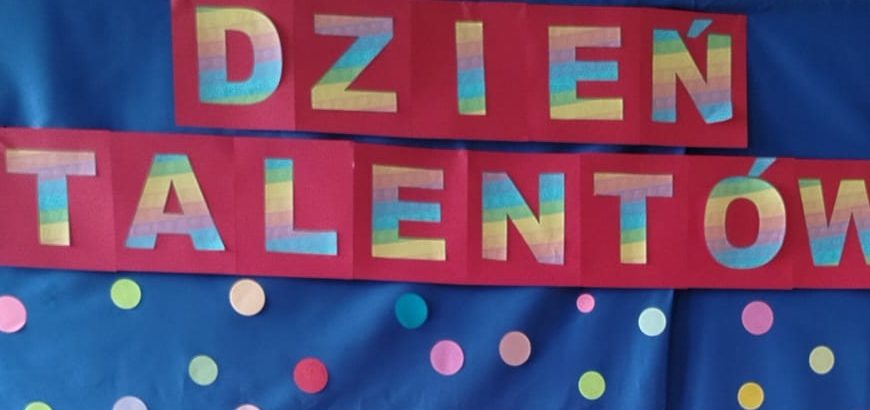 Dzień Talentów w grupie Maluchów